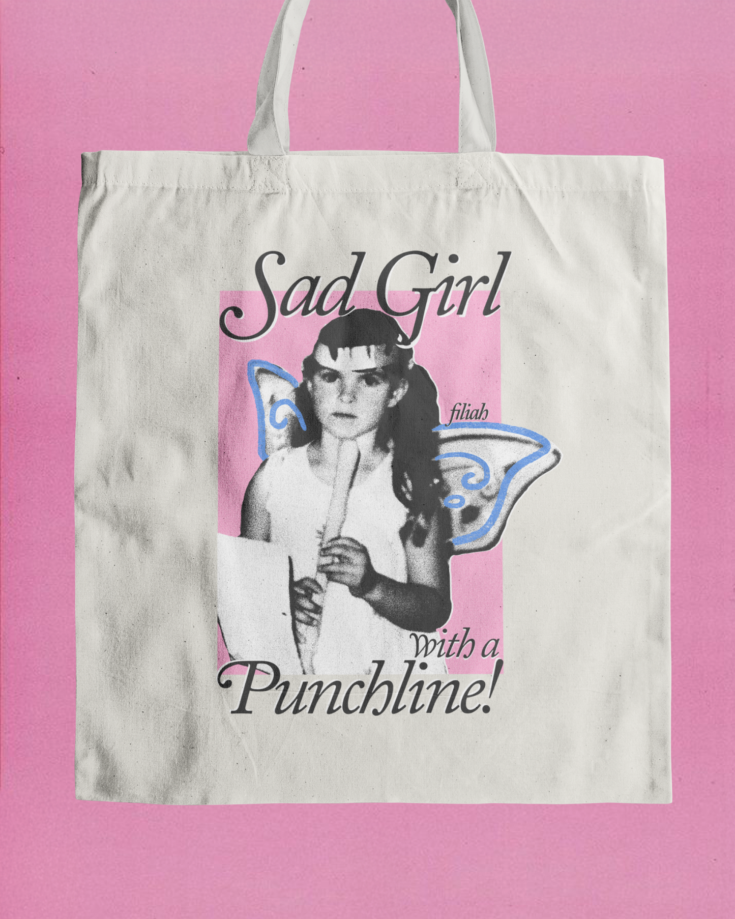 Filiah tote bag "sad girl!"